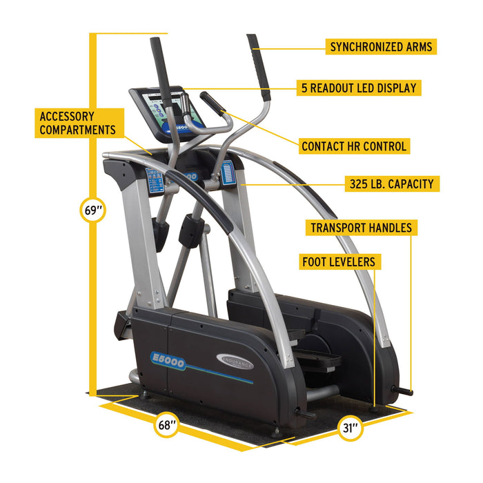 Endurance - Elliptical E5000 - ENDURANCE ELLIPTICAL LC - Home Gyms HQ