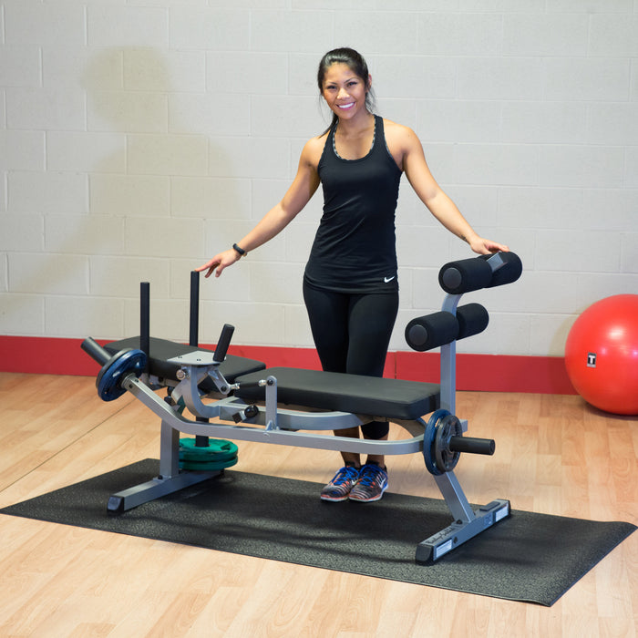 Body-Solid - Core GAB100B - Horizontal Ab Crunch Bench (Commercial or Home)