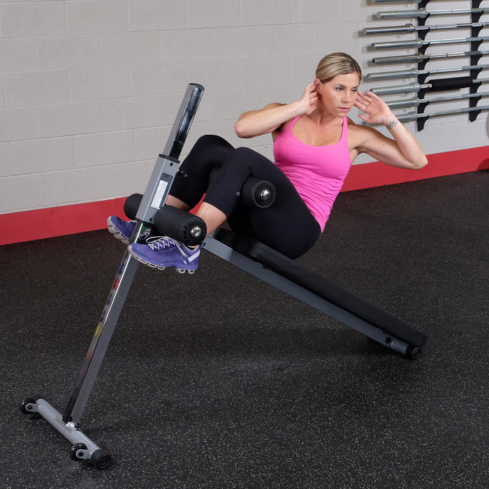 Body-Solid - Core GAB60B - Adjustable Ab Bench (Commercial or Home)