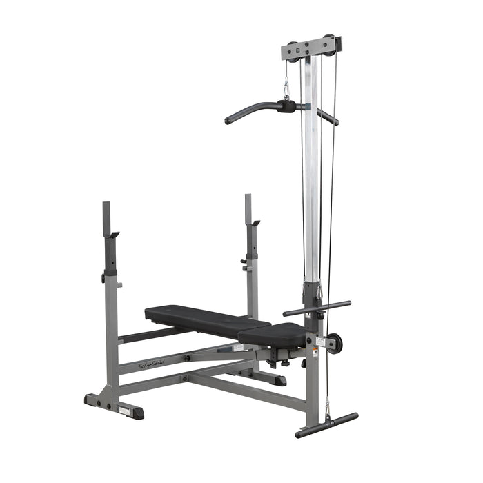 Body-Solid -Bench Attach GLRA81B - Lat Pull Down/Seated Row Attachment for Benches (Commercial or Home)