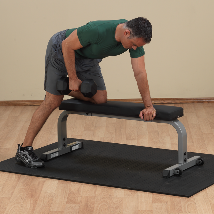 Body-Solid - Bench GFB350B - Flat Bench (Commercial or Home)