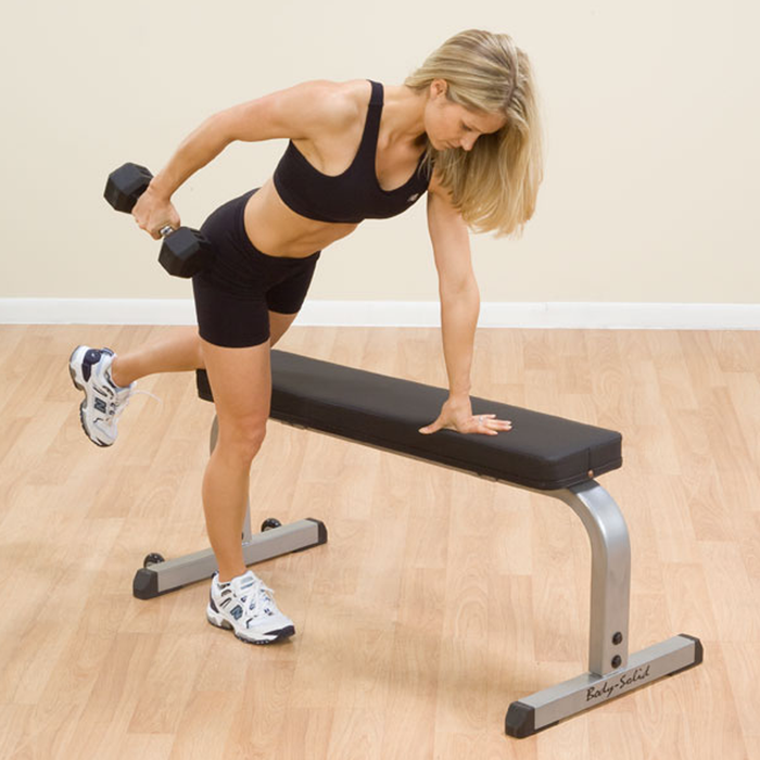 Body-Solid - Bench GFB350B - Flat Bench (Commercial or Home)