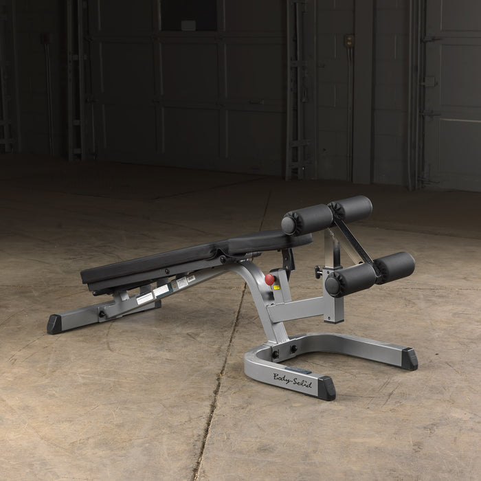 Body-Solid - Bench GFID371B -  Flat/Incline/Decline Bench, 2"x3", GFID71 (Commercial or Home)