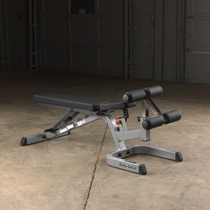 Body-Solid - Bench GFID371B -  Flat/Incline/Decline Bench, 2"x3", GFID71 (Commercial or Home)