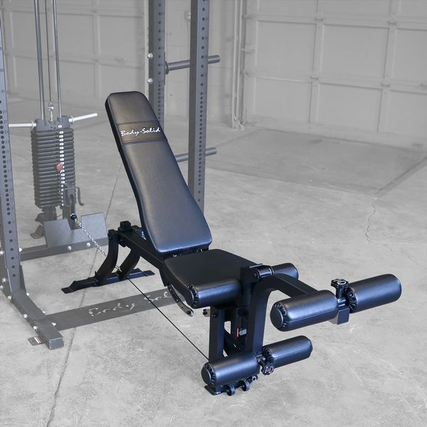 Body-Solid - Bench  GLEG - Adjustable Bench, w cabled Leg Developer