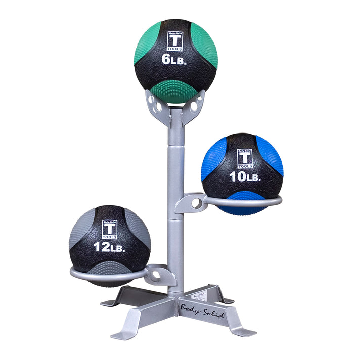 Body-Solid - Storage Package GMR5 - MEDICINE BALL RACK 3 (Commercial or Home)