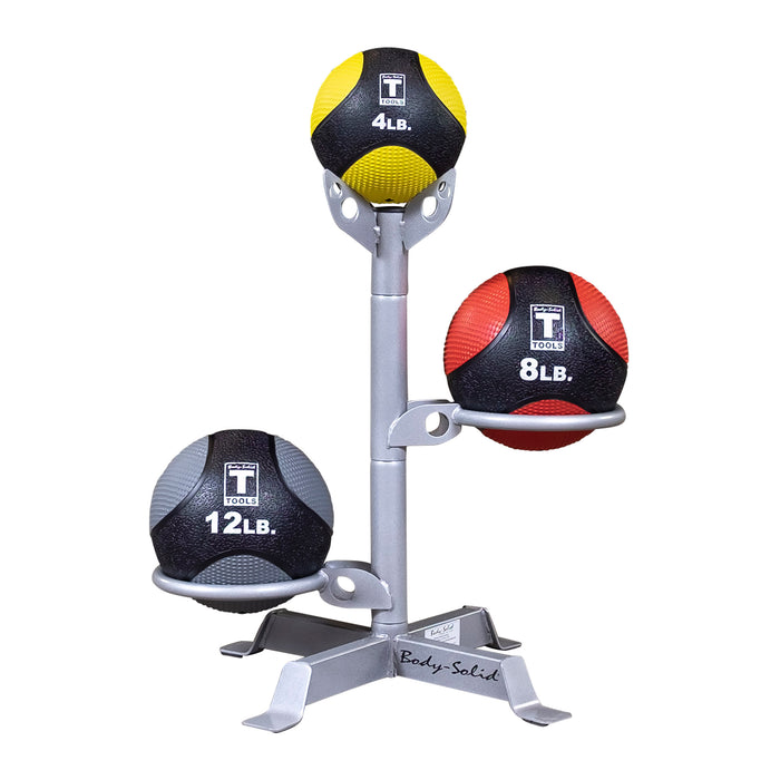 Body-Solid - Storage Package GMR5 - MEDICINE BALL RACK 3 (Commercial or Home)