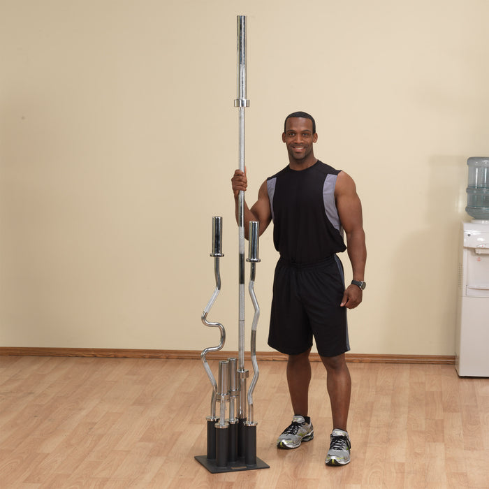 Body-Solid - Storage GOBH5 - Olympic Bar Holder (Commercial or Home)