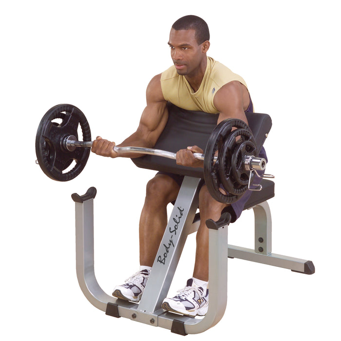 Body-Solid - Arms GPCB329B - Preacher Curl Bench (Commercial or Home)