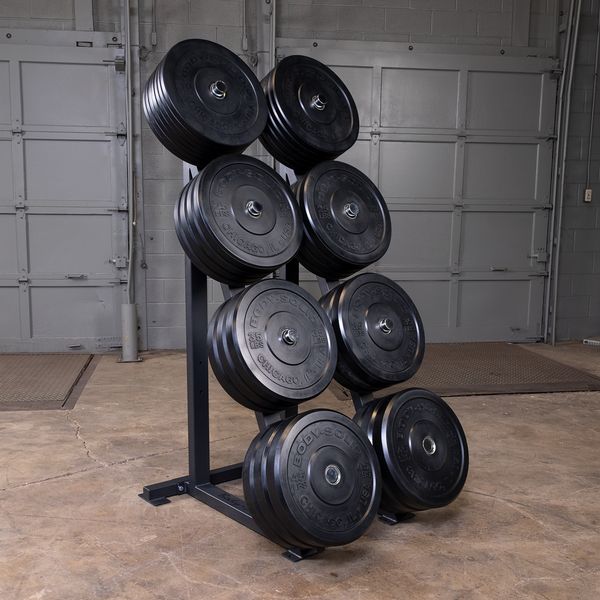 Body-Solid - Storage GWT76 - Capacity Olympic Weight Tree (Commercial or Home)