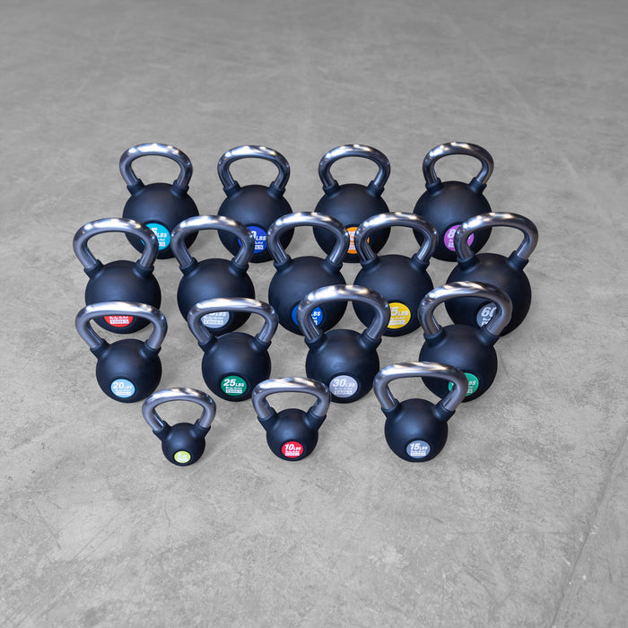 Body-Solid Tools - Kettlebell Chrome KBZ - Chrome, Rubber Kettlebell