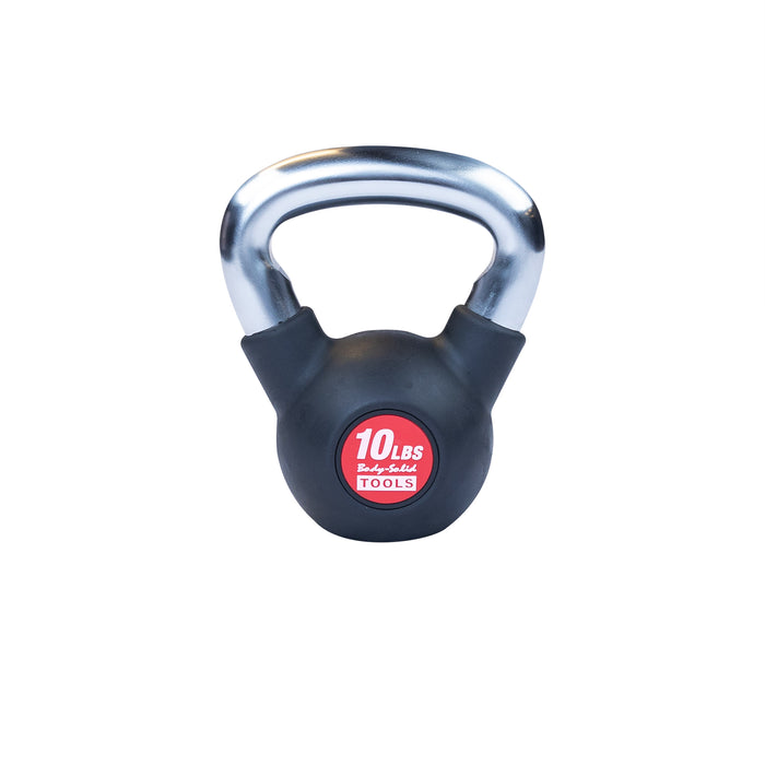 Body-Solid Tools - Kettlebell Chrome KBZ - Chrome, Rubber Kettlebell