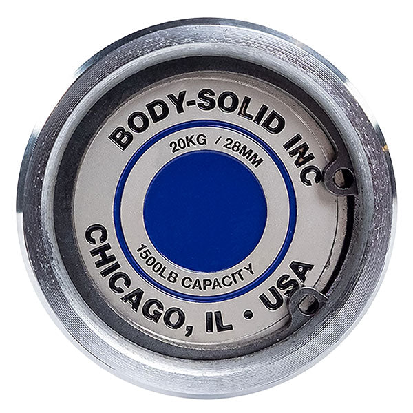 Body-Solid Tools - Oly 7' Premium OB86EXT - Oly Bar, 7 feet, 28mm, Chicago Extreme 44lbs