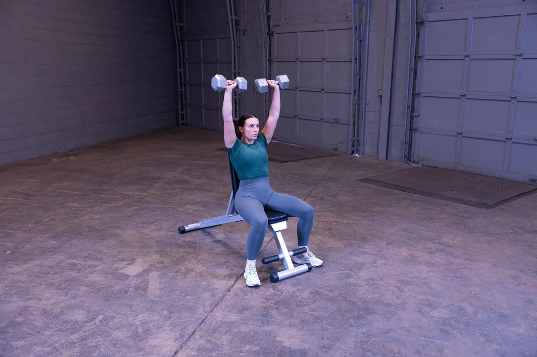 Powerline - Bench PFID125X - Powerline fully assembled FID bench - Home Gyms HQ