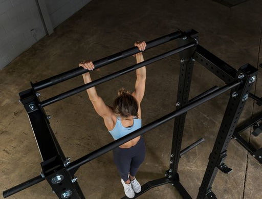 Pro Clubline - Rack Attach SPRDCB - PCL Half Cage SPR500 Dual Chin Bar - Home Gyms HQ