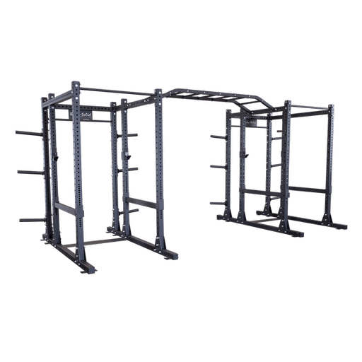 Pro Clubline - Rack SPR1000DBBack - PCL Power Rack Double Rack/Extension w Monkey Bar - Home Gyms HQ