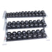 Pro Clubline - Storage SDKR1000DB -PCL SDKR 3 Tier Dumbell Rack - Home Gyms HQ