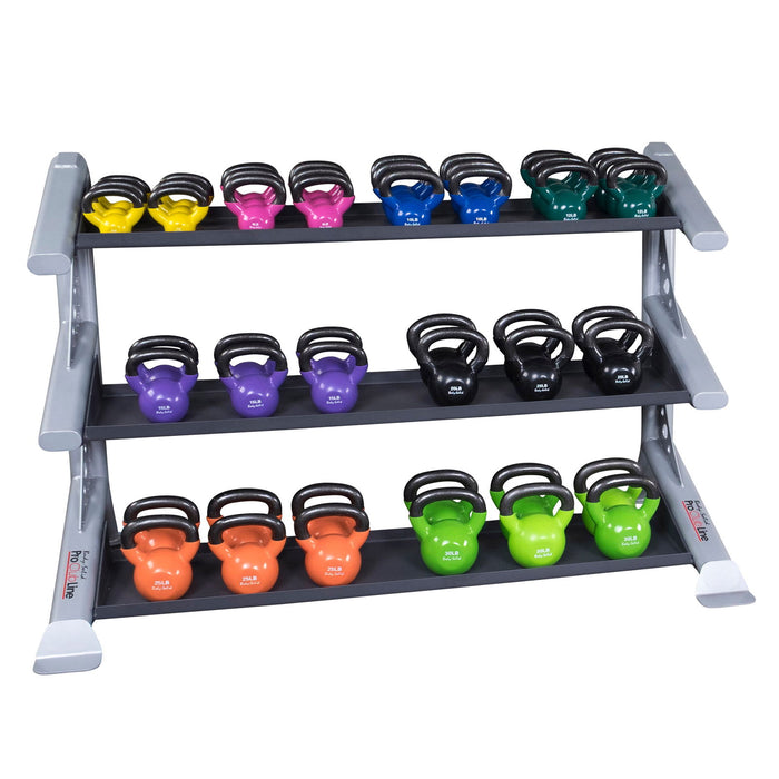 Pro Clubline - Storage SDKR1000KB - PCL SDKR 3 Tier Kettlebell Rack - Home Gyms HQ