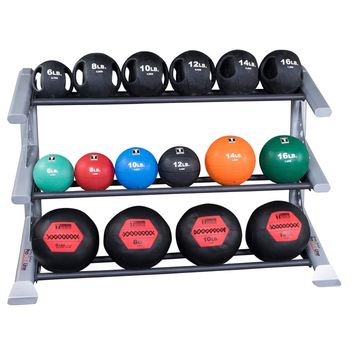 Pro Clubline - Storage SDKR1000MB - PCL SDKR 3 Tier Med Ball Rack - Home Gyms HQ