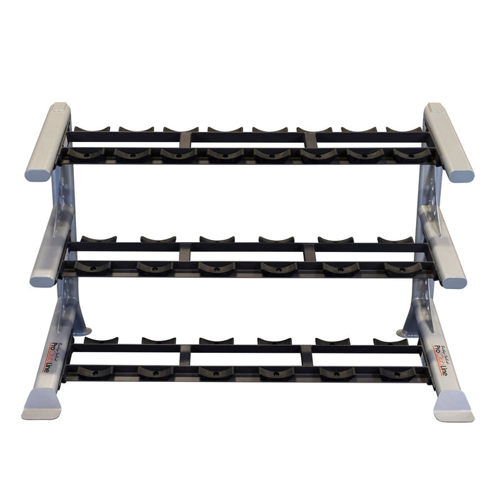 Pro Clubline - Storage SDKR1000SD - PCL SDKR 3 Tier Saddle Dumbell Rack - Home Gyms HQ