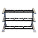 Pro Clubline - Storage SDKR1000SD - PCL SDKR 3 Tier Saddle Dumbell Rack - Home Gyms HQ
