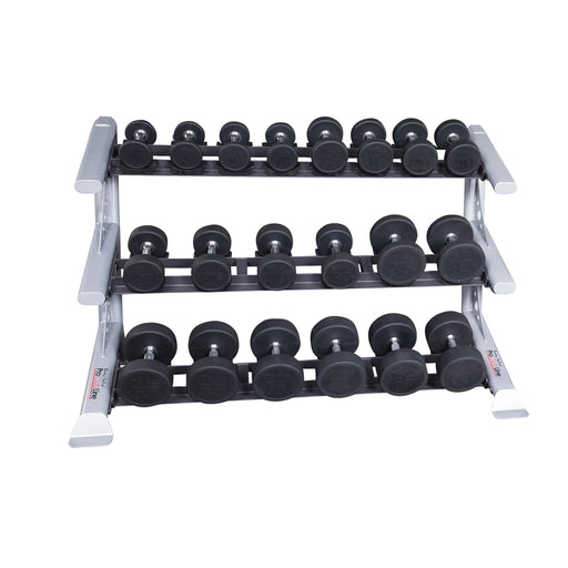 Pro Clubline - Storage SDKR1000SD - PCL SDKR 3 Tier Saddle Dumbell Rack - Home Gyms HQ
