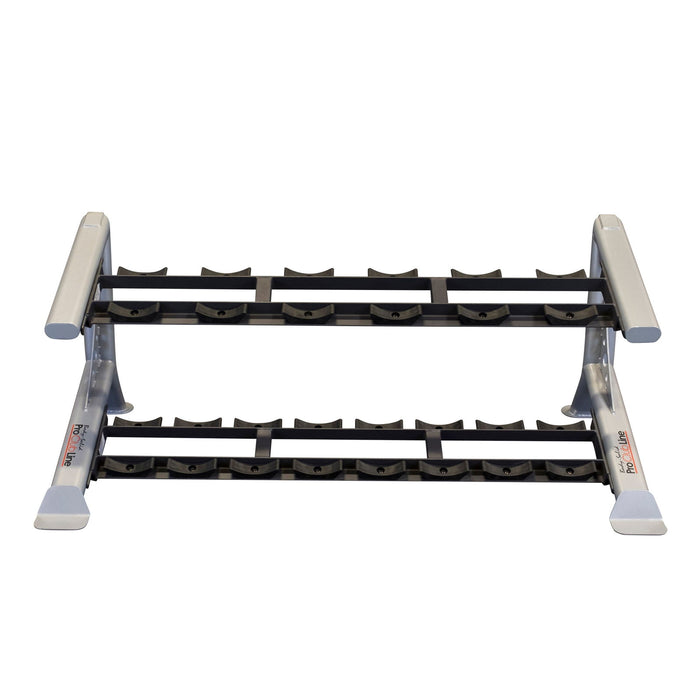 Pro Clubline - Storage SDKR500SD - PCL SDKR 2 Tier Saddle Dumbell Rack - Home Gyms HQ