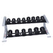 Pro Clubline - Storage SDKR500SD - PCL SDKR 2 Tier Saddle Dumbell Rack - Home Gyms HQ