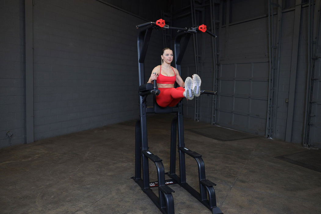 Pro Clubline - VKR SVKR1000B - PROCLUBLINE VERTICAL KNEE RAISE CHIN DIP - Home Gyms HQ