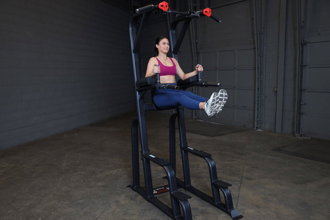 Pro Clubline - VKR SVKR1000B - PROCLUBLINE VERTICAL KNEE RAISE CHIN DIP - Home Gyms HQ