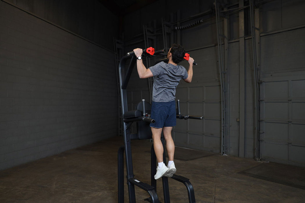 Pro Clubline - VKR SVKR1000B - PROCLUBLINE VERTICAL KNEE RAISE CHIN DIP - Home Gyms HQ
