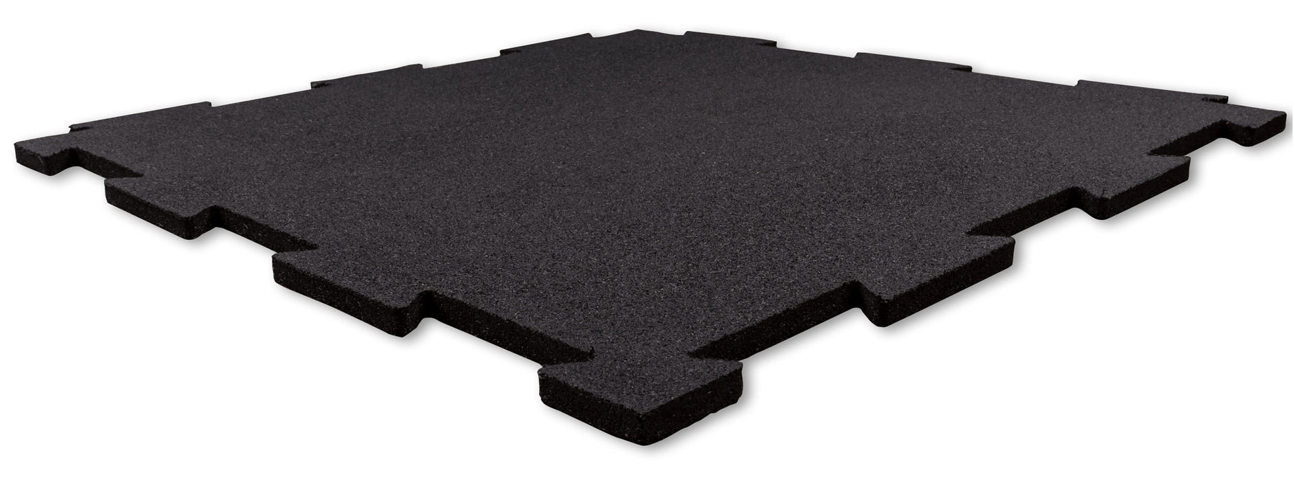 Body-Solid Tools - Flooring RFBST4PB - 4 piece puzzle mat, 19.7" square, 7/16" thick, black