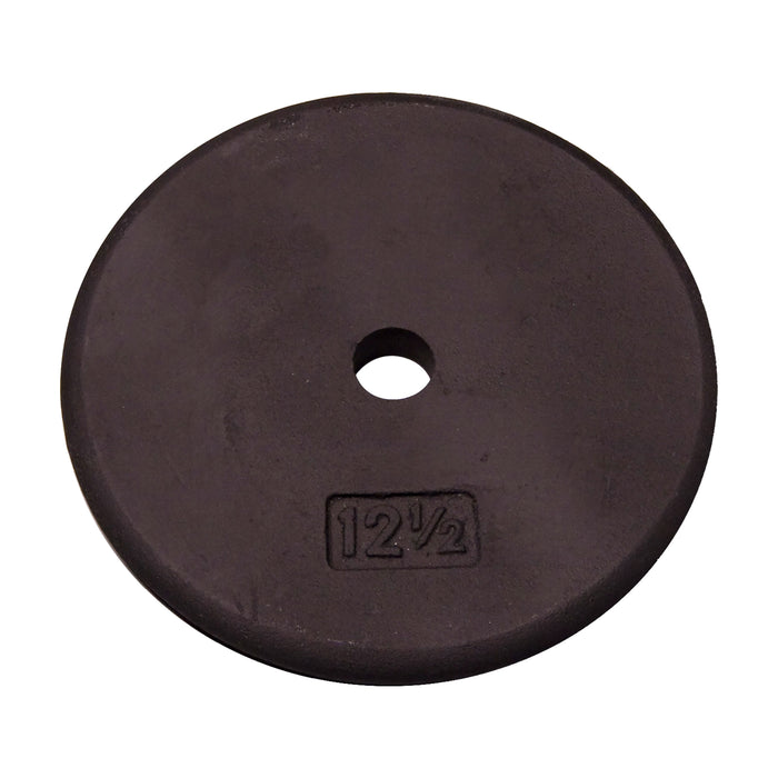 Body-Solid Tools - Standard Plate Cast RPB - Individual Cast Black 1" Hole Plates