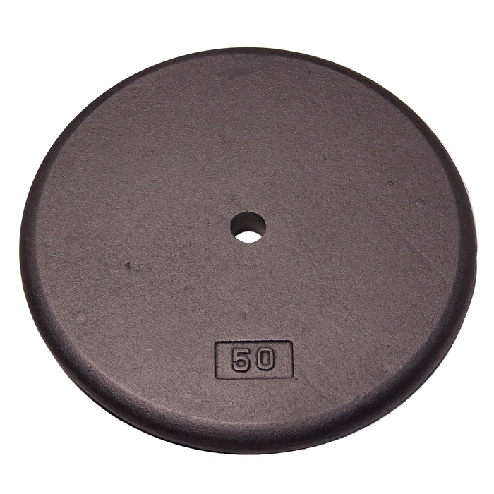 Body-Solid Tools - Standard Plate Cast RPB - Individual Cast Black 1" Hole Plates