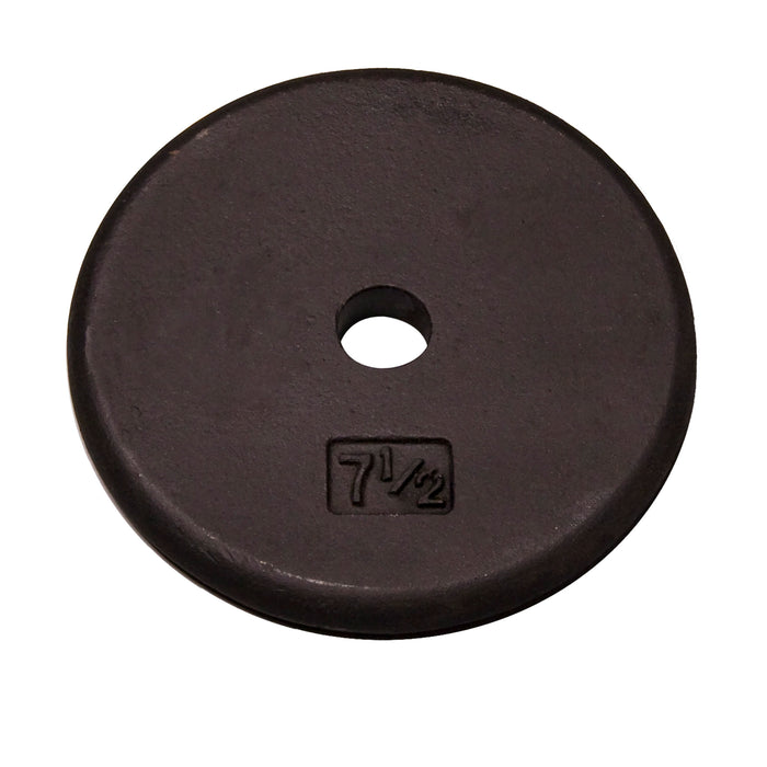 Body-Solid Tools - Standard Plate Cast RPB - Individual Cast Black 1" Hole Plates