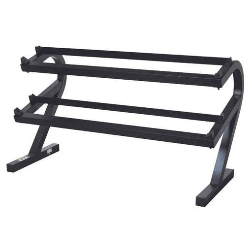 VTX - VERTPAC-SDR50 - 10 PR RAIL RACK W/ RUBBER DBS - Home Gyms HQ - 