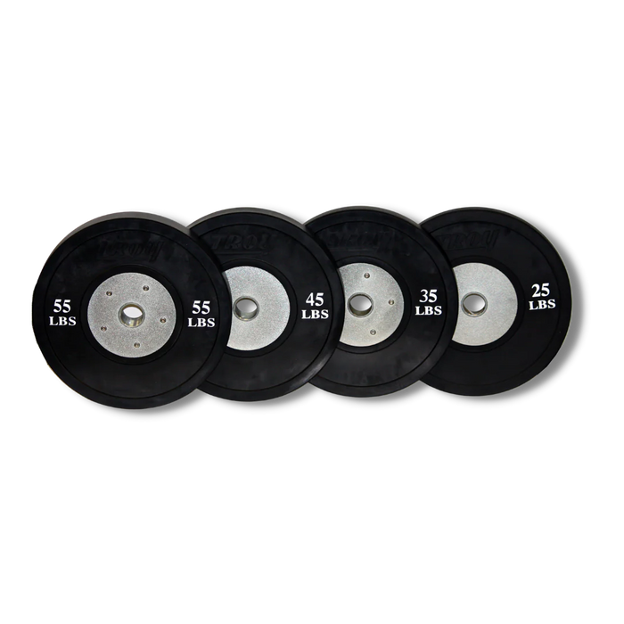 Troy - BCO-SBP - Troy Competition Rubber Bumper Plate With Steel Insert - Home Gyms HQ