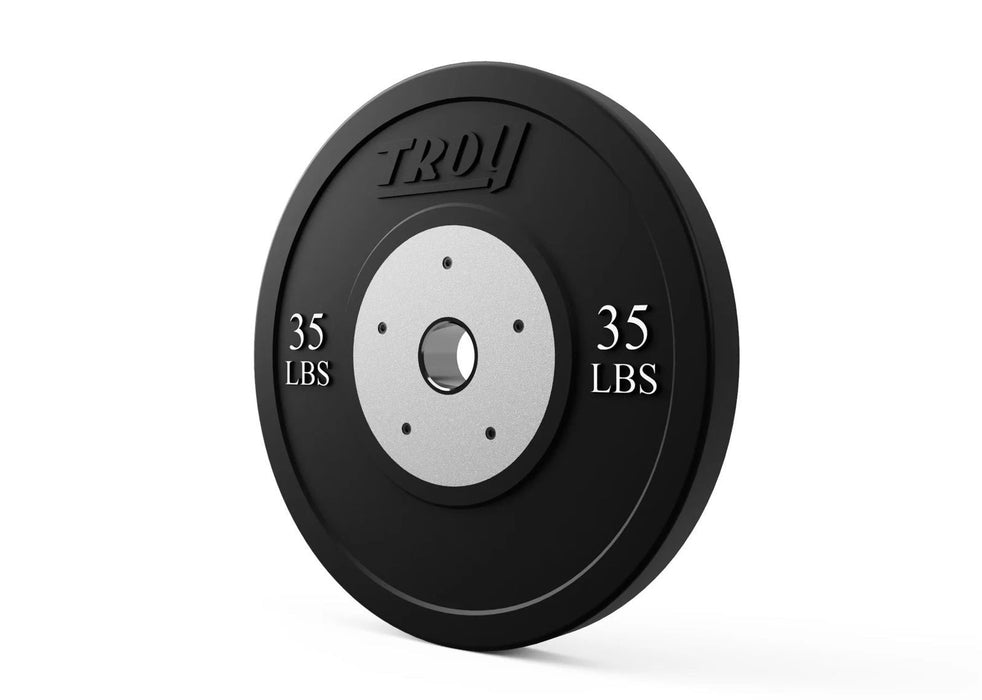 Troy - BCO-SBP - Troy Competition Rubber Bumper Plate With Steel Insert - Home Gyms HQ