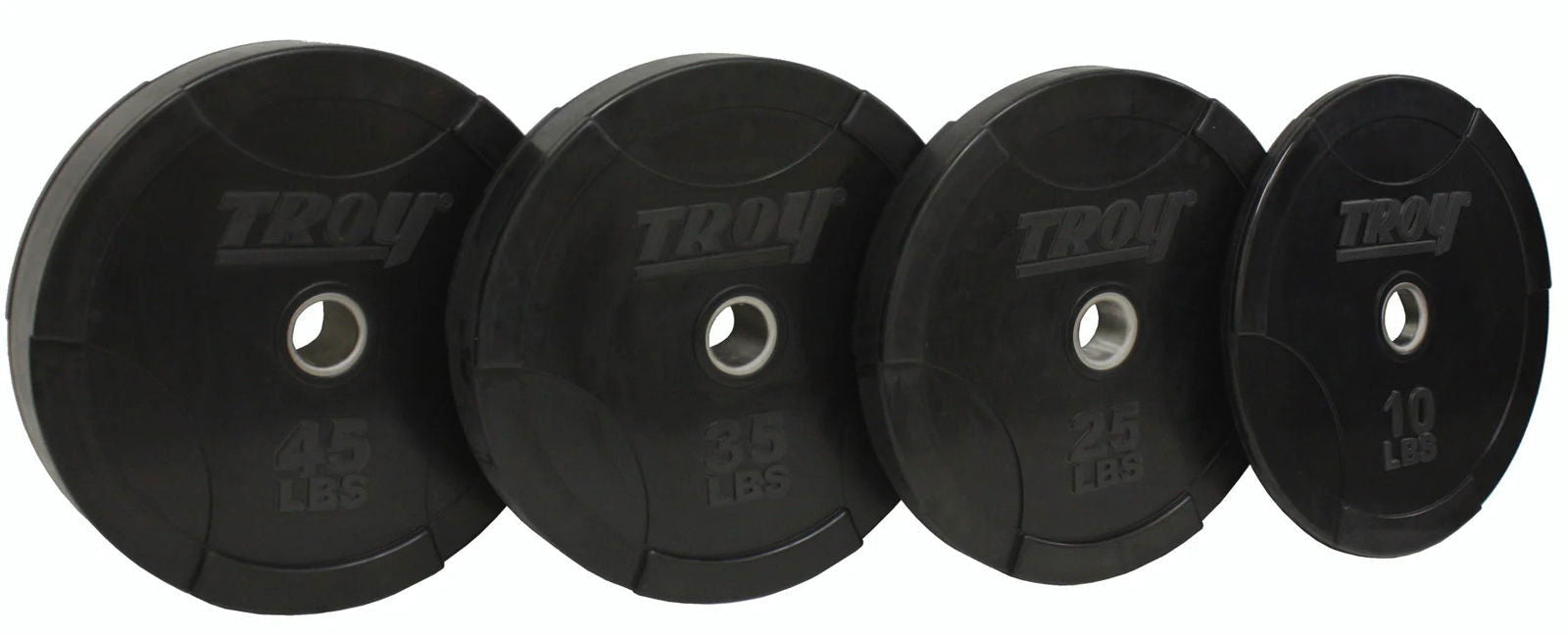Troy - BO-SBP - Black Olympic Solid Bumper Plate Rubber - Home Gyms HQ