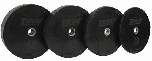 Troy - BO-SBP - Black Olympic Solid Bumper Plate Rubber - Home Gyms HQ - Weight Plates