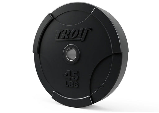 Troy - BO-SBP - Black Olympic Solid Bumper Plate Rubber - Home Gyms HQ - 