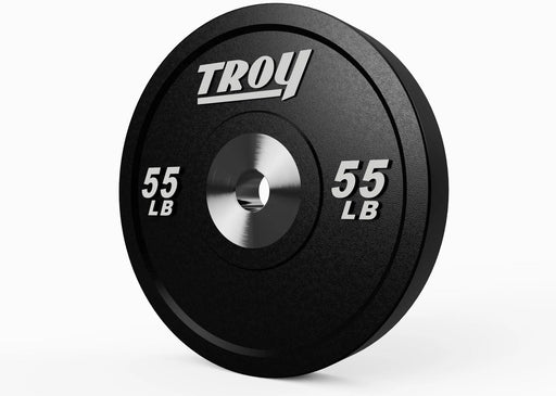 Troy - BPO-SBP - Premium Grade Performance Black Rubber Bumper Plate - Home Gyms HQ - Weight Plates