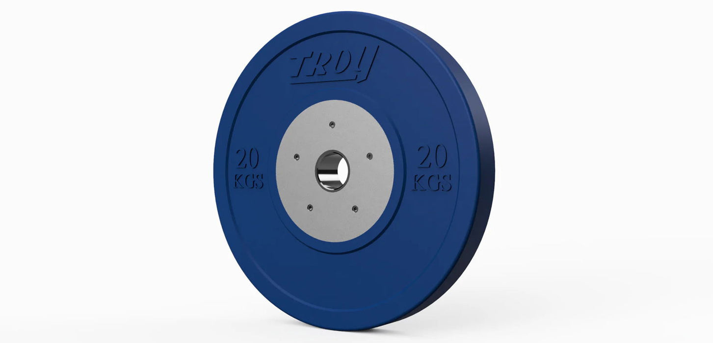 Troy - CO-SBP - Troy Competition Grade Color Rubber Bumper Plate (KG) - Home Gyms HQ - 