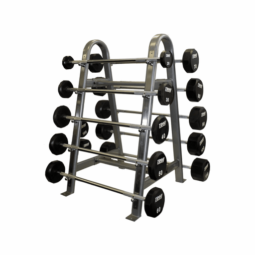 Troy - COMMPAC-TSBU110 - Horizontal Barbell Rack Rubber STR 20-110 - Home Gyms HQ