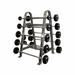 Troy - COMMPAC-TSBU110 - Horizontal Barbell Rack Rubber STR 20-110 - Home Gyms HQ