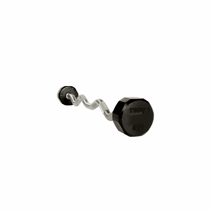 Troy - COMMPAC-TZBR110 - Horizontal Barbell Rack Rubber Curl 20-110 - Home Gyms HQ