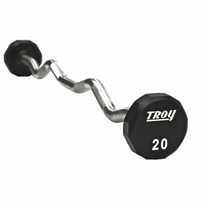 Troy - COMMPAC-TZBU110 - Horizontal Barbell Rack Urethane Curl 20-110 - Home Gyms HQ