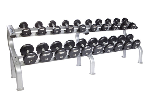Troy - DR-10 - 10 Pair Dumbbell Storage Rack - 2 Tier - Home Gyms HQ - 