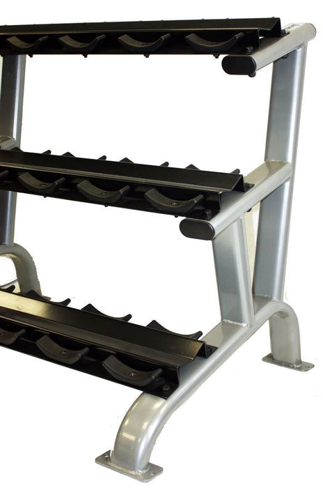 Troy - DR-15 - 15 Pair Dumbbell Storage Rack - 3 Tier - Home Gyms HQ