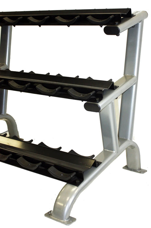 Troy - DR-15 - 15 Pair Dumbbell Storage Rack - 3 Tier - Home Gyms HQ